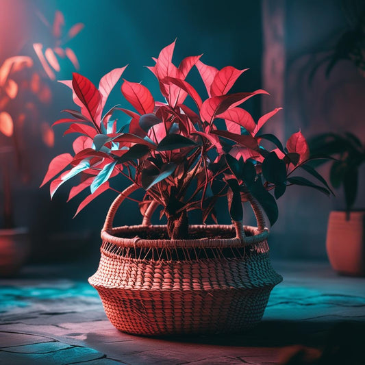 Ficus Pink Tineke + Canasto